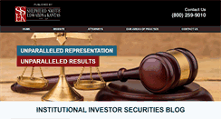 Desktop Screenshot of institutionalinvestorsecuritiesblog.com